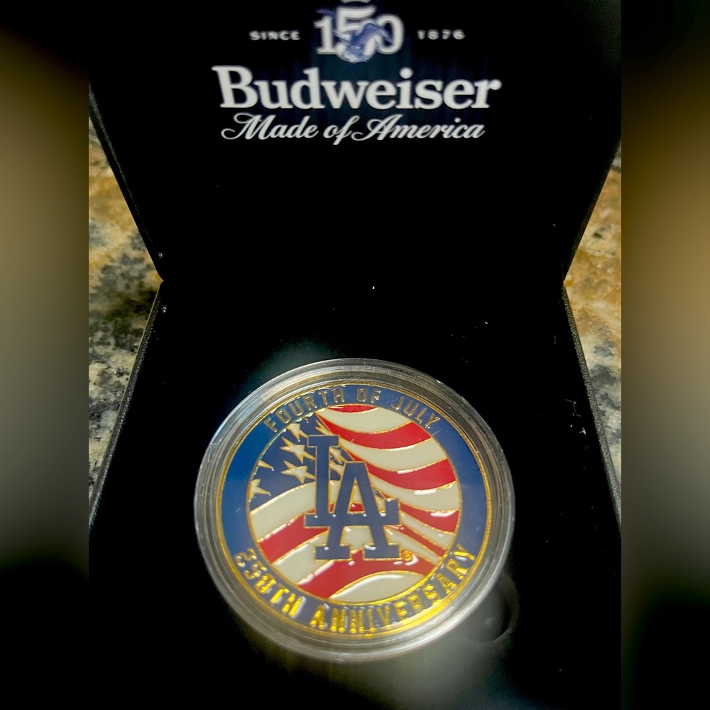 LA Dodgers - 250th Anniversary 4th of July Commemorative coin
